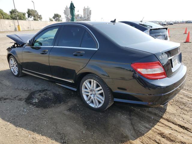 WDDGF54X08F060084 - 2008 MERCEDES-BENZ C 300 BLACK photo 2