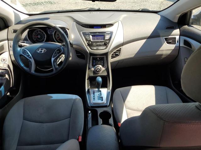 KMHDH4AE3DU690767 - 2013 HYUNDAI ELANTRA GLS SILVER photo 8