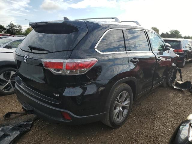 5TDKKRFH9ES011457 - 2014 TOYOTA HIGHLANDER XLE შავი ფოტო 3