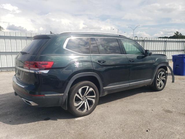 1V2TR2CA1MC590277 - 2021 VOLKSWAGEN ATLAS SEL PREMIUM أخضر صورة 3
