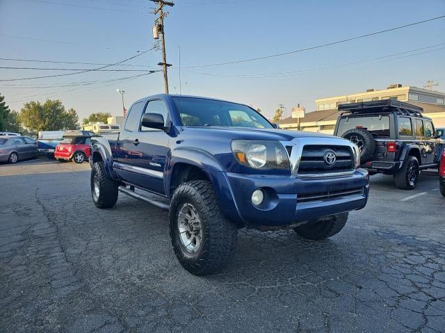 5TETU62N77Z394748 - 2007 TOYOTA TACOMA PRERUNNER ACCESS CAB BLUE photo 1