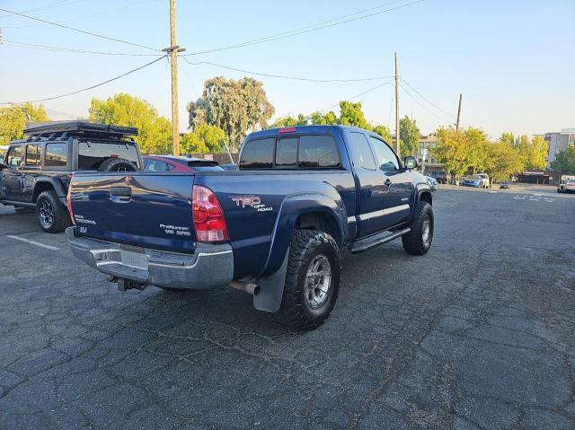 5TETU62N77Z394748 - 2007 TOYOTA TACOMA PRERUNNER ACCESS CAB BLUE photo 4
