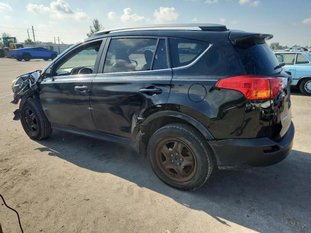 2T3ZFREV7EW102879 - 2014 TOYOTA RAV4 LE BLACK photo 2