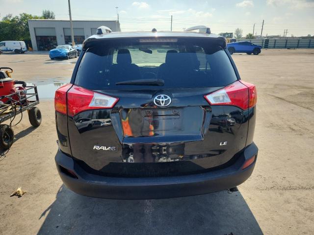 2T3ZFREV7EW102879 - 2014 TOYOTA RAV4 LE BLACK photo 6