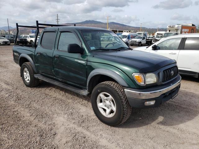 5TEGN92N22Z062404 - 2002 TOYOTA TACOMA DOUBLE CAB PRERUNNER GREEN photo 4