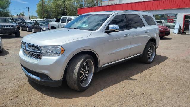 1C4RDHEG2DC504554 - 2013 DODGE DURANGO CITADEL SILVER photo 2