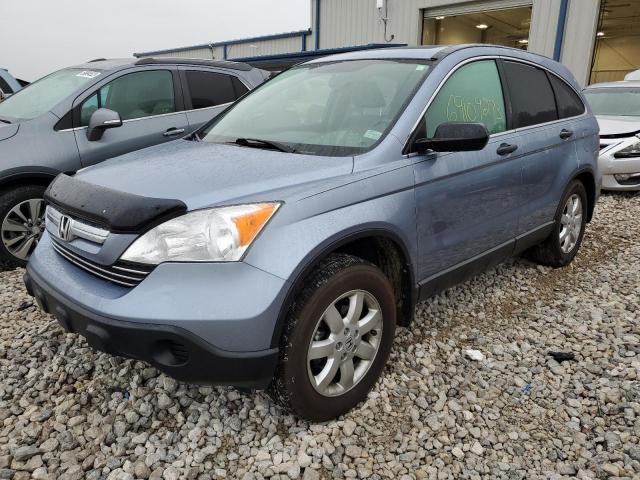 JHLRE48567C054494 - 2007 HONDA CR-V EX BLUE photo 1