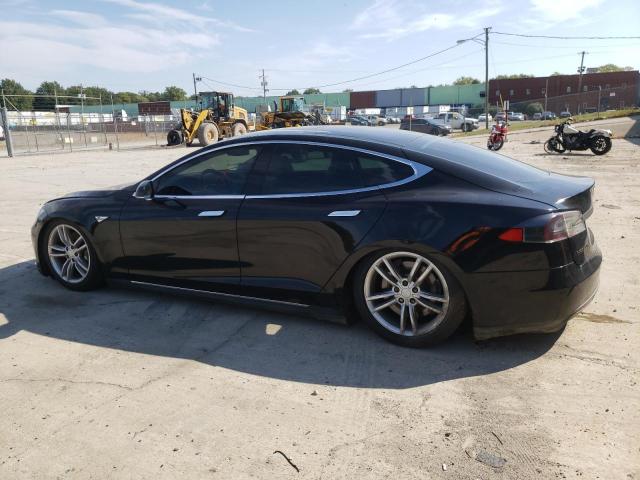 5YJSA1H15EFP52827 - 2014 TESLA MODEL S Սև լուսանկար 2