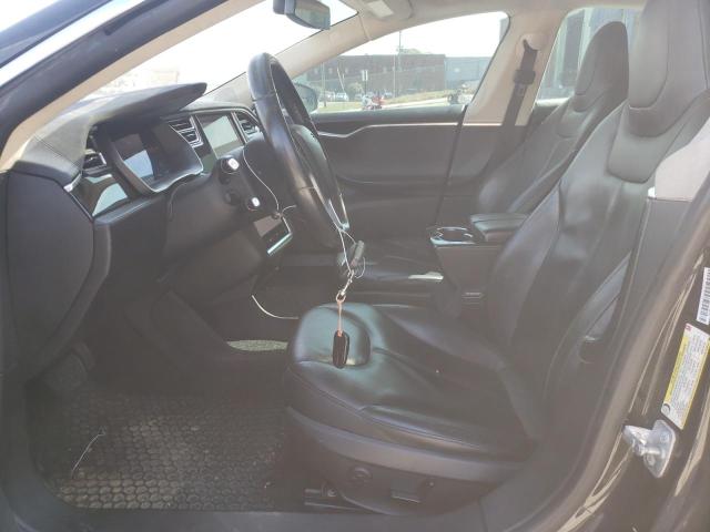 5YJSA1H15EFP52827 - 2014 TESLA MODEL S Սև լուսանկար 7