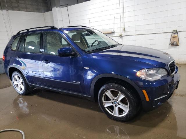 5UXZV4C58D0B02919 - 2013 BMW X5 XDRIVE35I BLUE photo 4