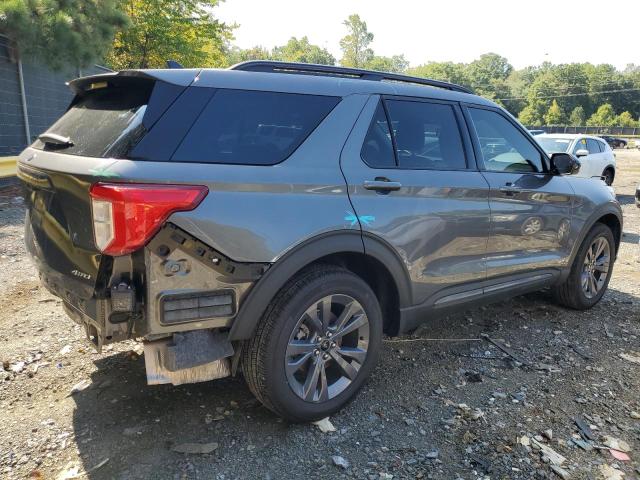 1FMSK8DH6PGB06841 - 2023 FORD EXPLORER XLT GRAY photo 3