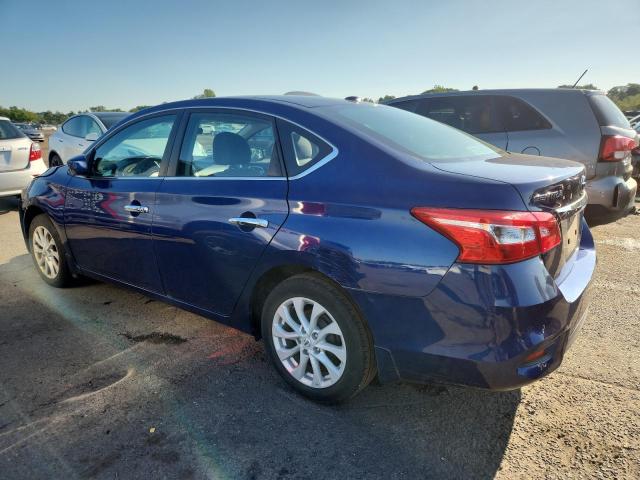 3N1AB7AP0KY257478 - 2019 NISSAN SENTRA S BLUE photo 2