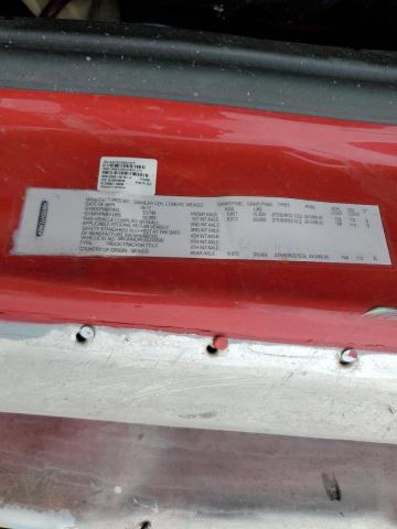 3AKJHHDR1JSJV8526 - 2018 FREIGHTLINER CASCADIA 1 Kırmızı fotoğraf 10