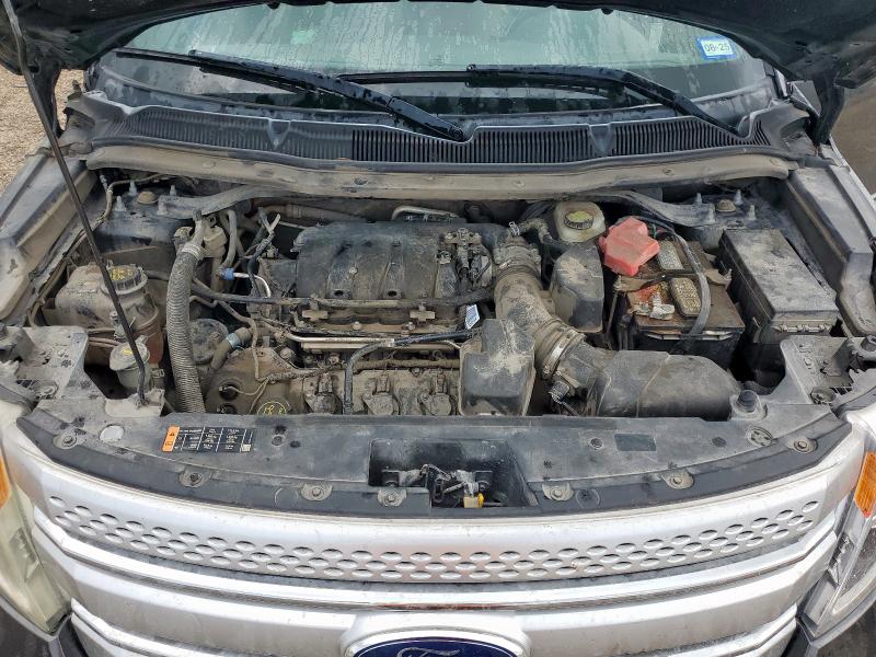 1FM5K8D82FGC28057 - 2015 FORD EXPLORER XLT GRAY photo 12