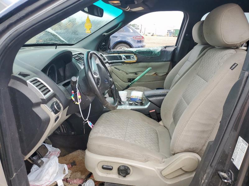 1FM5K8D82FGC28057 - 2015 FORD EXPLORER XLT GRAY photo 7