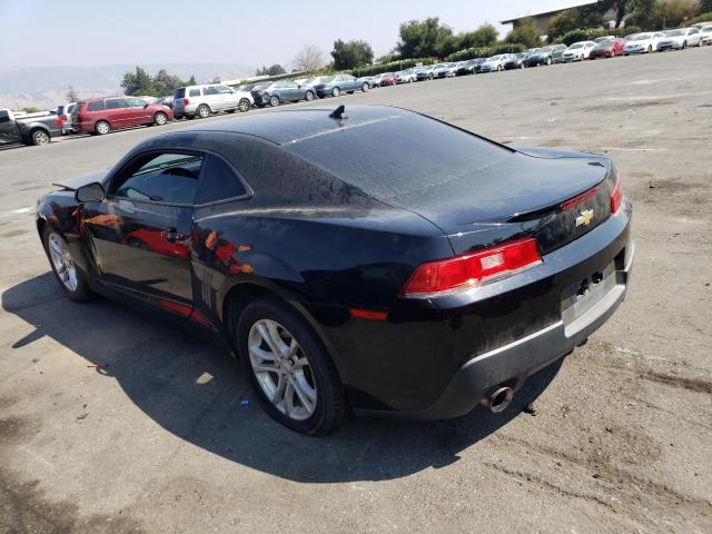 2G1FB1E31F9150641 - 2015 CHEVROLET CAMARO LS BLACK photo 2