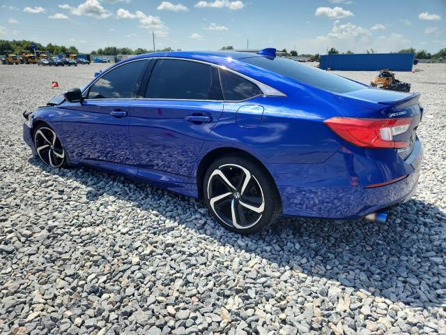 1HGCV1F34KA123675 - 2019 HONDA ACCORD SPORT Niebieski zdjęcie 2