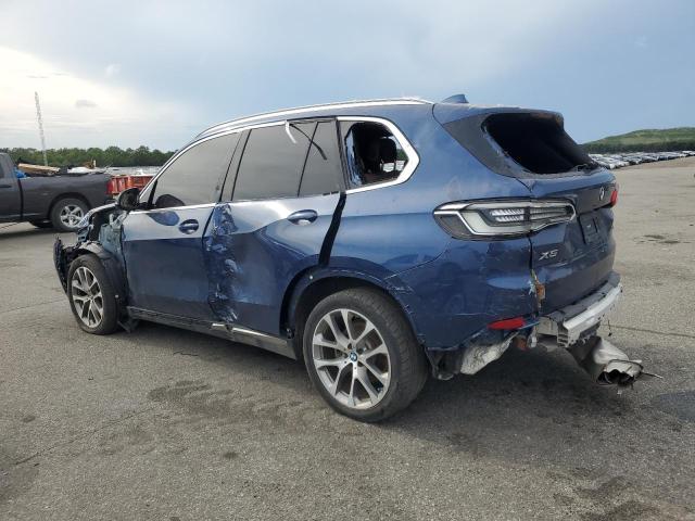 5UXCR6C53KLK84916 - 2019 BMW X5 XDRIVE40I BLUE photo 2