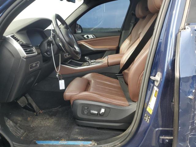 5UXCR6C53KLK84916 - 2019 BMW X5 XDRIVE40I BLUE photo 7