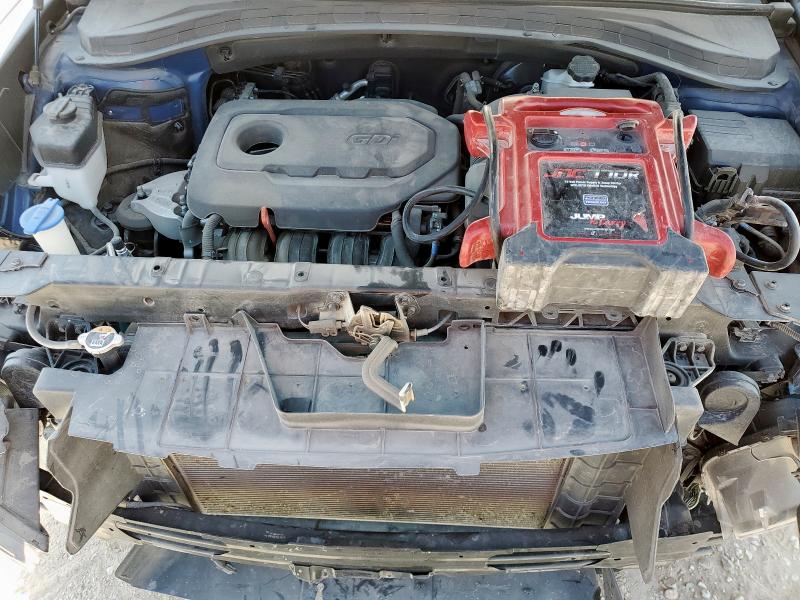 5NMS33AD3LH138378 - 2020 HYUNDAI SANTA FE SEL BLUE photo 12