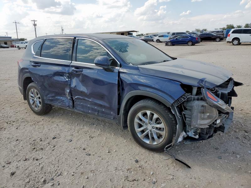 5NMS33AD3LH138378 - 2020 HYUNDAI SANTA FE SEL BLUE photo 4