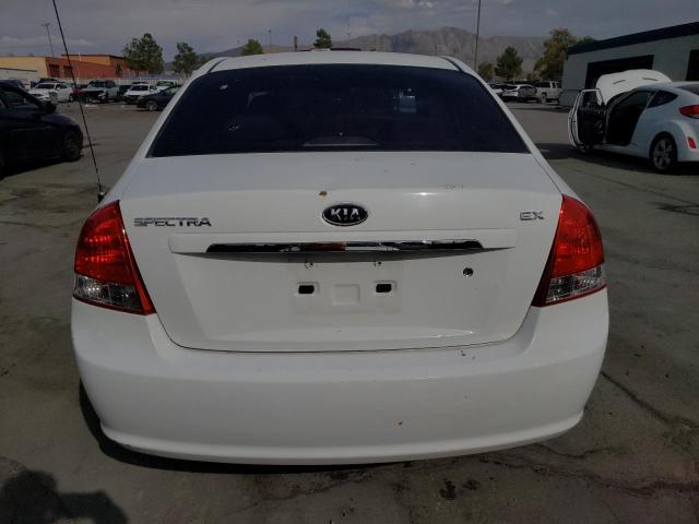 KNAFE222X95613584 - 2009 KIA SPECTRA EX WHITE photo 6