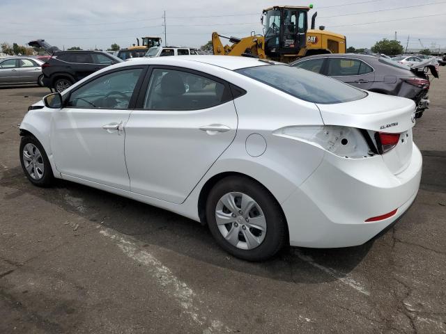 5NPDH4AEXGH696293 - 2016 HYUNDAI ELANTRA SE WHITE photo 2