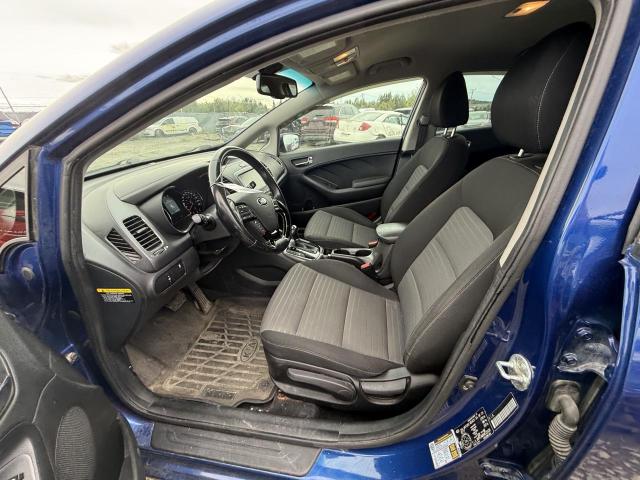 3KPFL4A83HE123128 - 2017 KIA FORTE EX BLUE photo 7