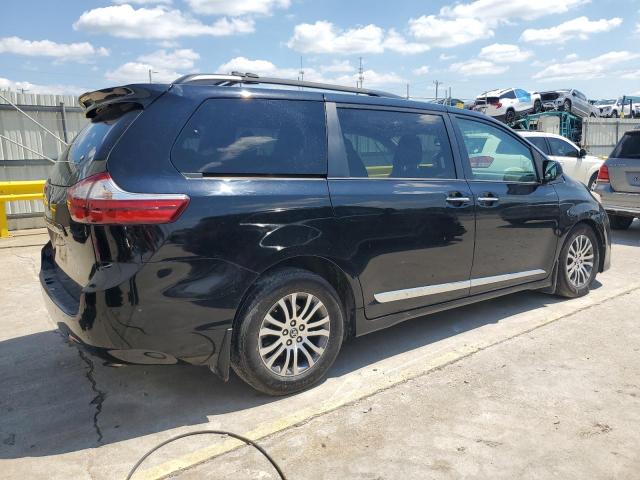 5TDYZ3DC1JS957640 - 2018 TOYOTA SIENNA XLE Чорний фото 3