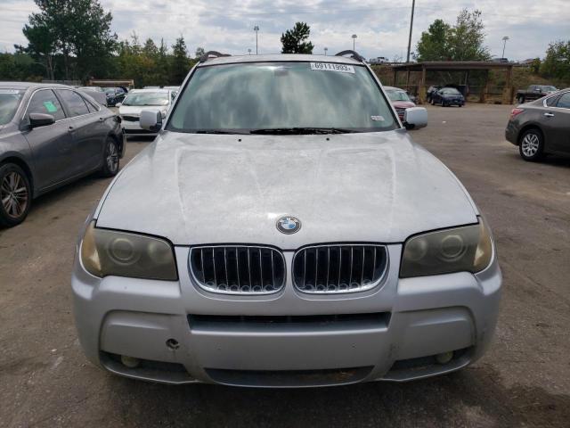 WBXPA934X6WG75056 - 2006 BMW X3 3.0I SILVER photo 5