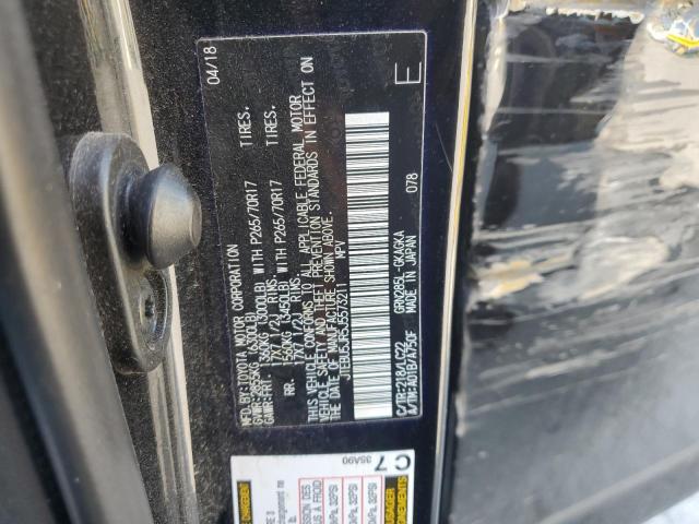 JTEBU5JR5J5573211 - 2018 TOYOTA 4RUNNER SR5/SR5 PREMIUM أسود صورة 14