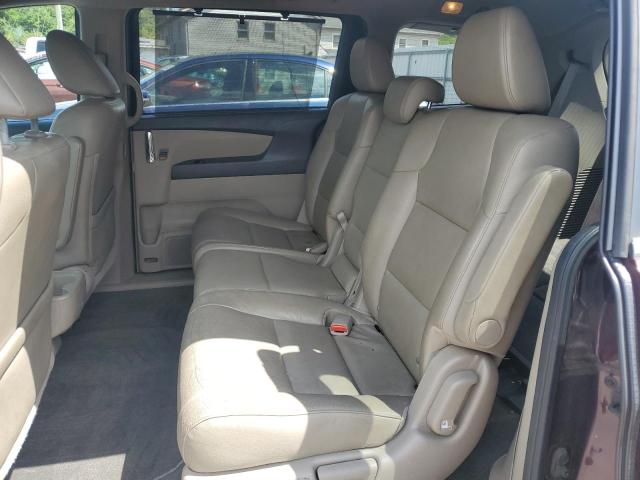 5FNRL5H60EB051379 - 2014 HONDA ODYSSEY EXL BURGUNDY photo 11
