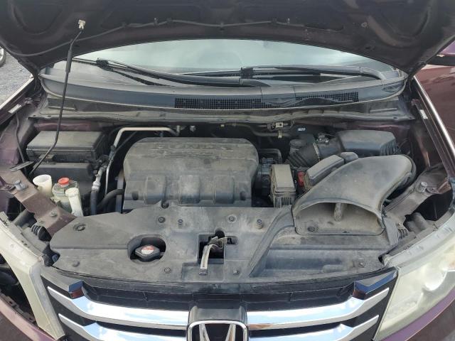 5FNRL5H60EB051379 - 2014 HONDA ODYSSEY EXL BURGUNDY photo 12