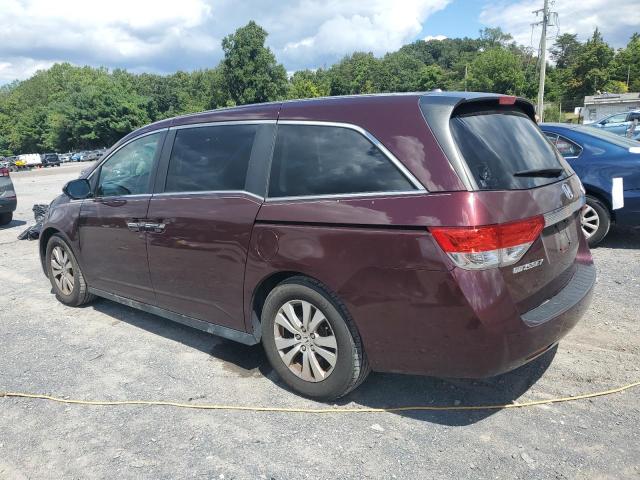 5FNRL5H60EB051379 - 2014 HONDA ODYSSEY EXL BURGUNDY photo 2