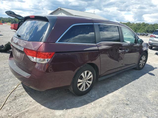 5FNRL5H60EB051379 - 2014 HONDA ODYSSEY EXL BURGUNDY photo 3