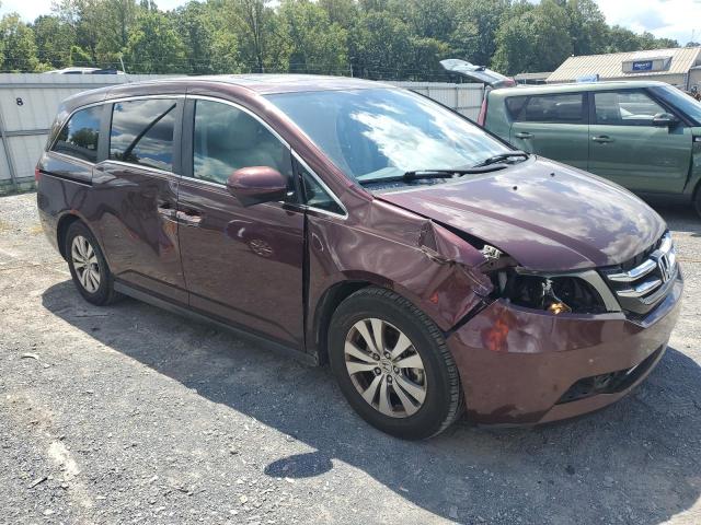 5FNRL5H60EB051379 - 2014 HONDA ODYSSEY EXL BURGUNDY photo 4