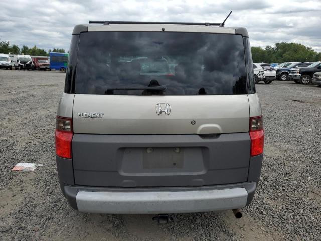 5J6YH275X4L036799 - 2004 HONDA ELEMENT EX BEIGE photo 6