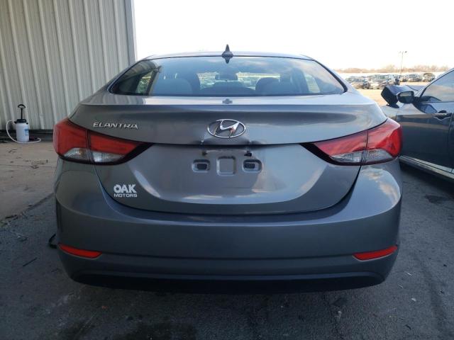 5NPDH4AE7EH513302 - 2014 HYUNDAI ELANTRA SE GRAY photo 6