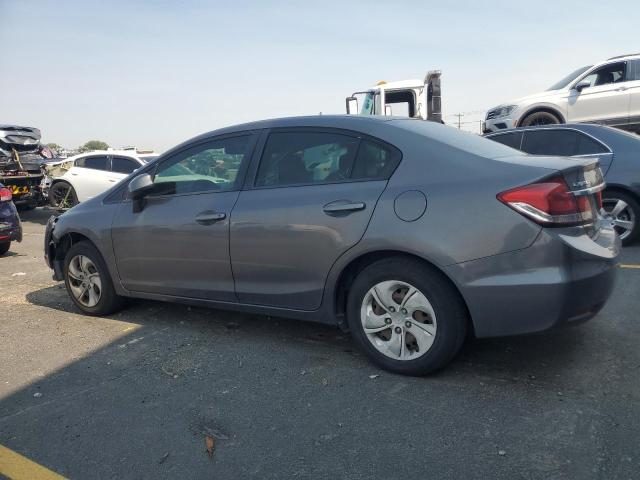 2HGFB2F52DH520304 - 2013 HONDA CIVIC LX GRAY photo 2