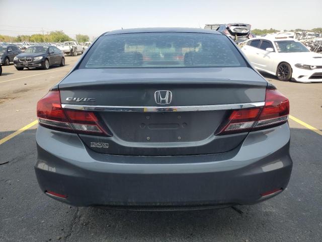 2HGFB2F52DH520304 - 2013 HONDA CIVIC LX GRAY photo 6