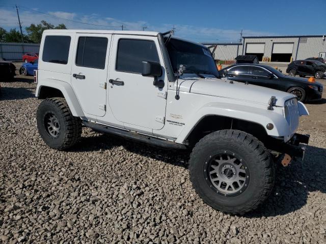 1C4HJWEG6DL693380 - 2013 JEEP WRANGLER U SAHARA WHITE photo 4