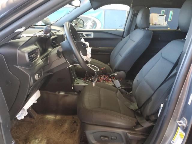 1FM5K8AB7MGB96509 - 2021 FORD EXPLORER POLICE INTERCEPTOR Gris foto 7