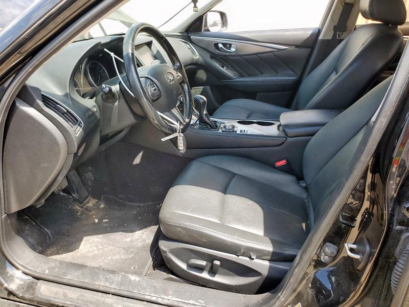 JN1BV7ARXFM413175 - 2015 INFINITI Q50 BASE BLACK photo 7