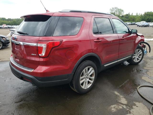 1FM5K8D83JGB25318 - 2018 FORD EXPLORER XLT 红色 照片 3