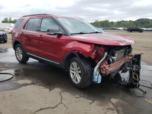 1FM5K8D83JGB25318 - 2018 FORD EXPLORER XLT 红色 照片 4