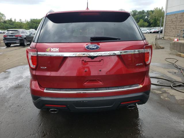 1FM5K8D83JGB25318 - 2018 FORD EXPLORER XLT 红色 照片 6