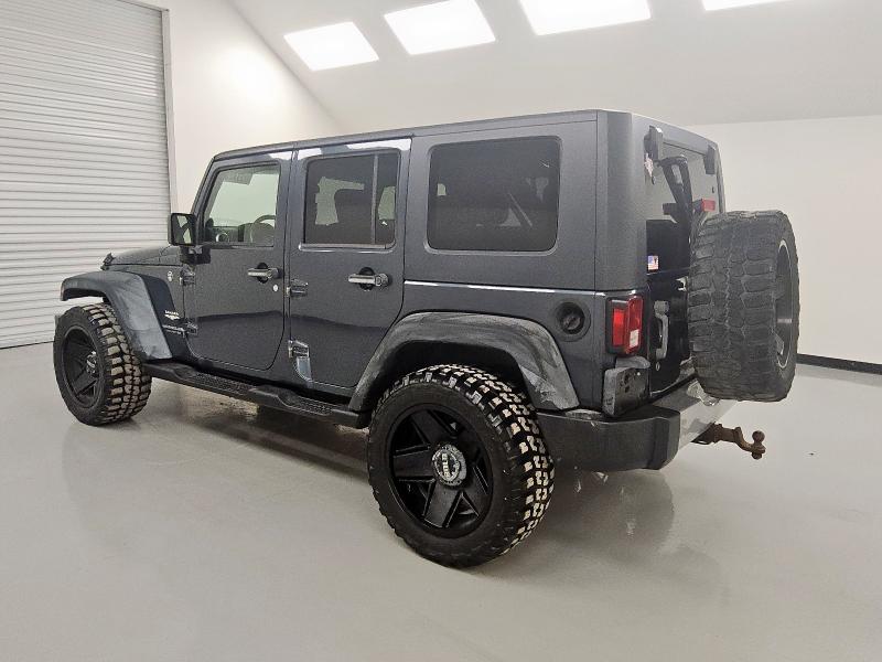 1J8GA59118L589101 - 2008 JEEP WRANGLER U SAHARA BLUE photo 2