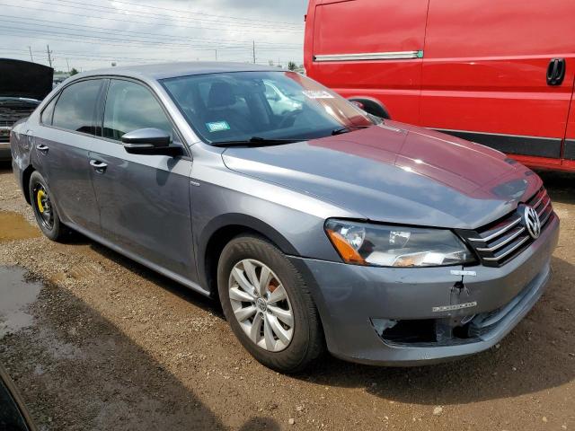 1VWAT7A30FC017074 - 2015 VOLKSWAGEN PASSAT S GRAY photo 4