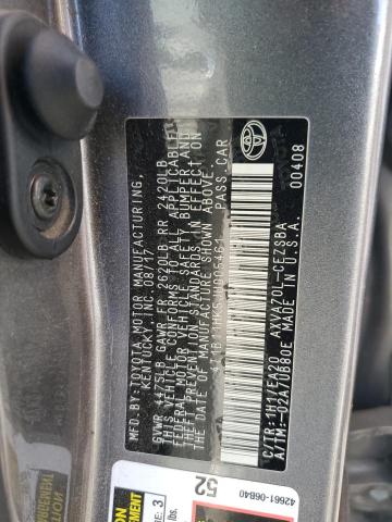 4T1B11HK5JU005461 - 2018 TOYOTA CAMRY L 灰色 照片 12