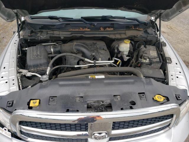 1C6RR6GT0JS105389 - 2018 RAM 1500 SLT SILVER photo 11